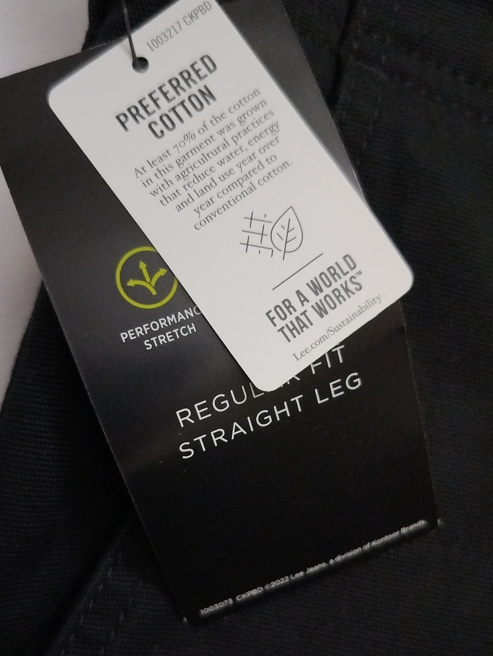 Men's Lee Extreme Motion Regular Straight Fit Cargo Pants 38x30 Black NWT - Picture 5 of 13